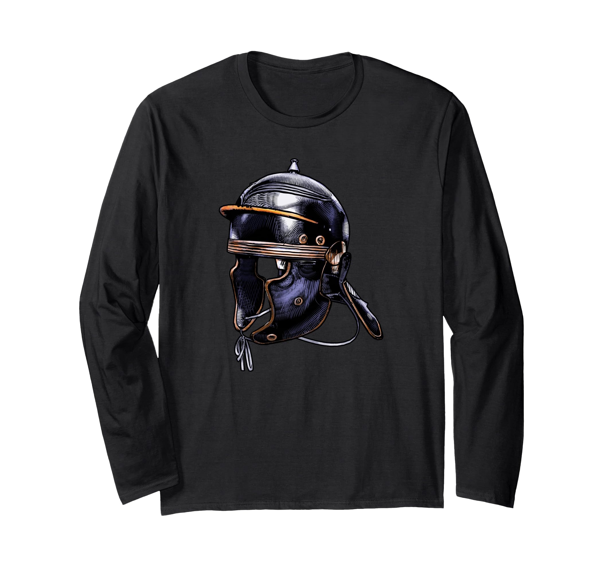 Ancient Roman Imperial Legionary Helmet - History Of Rome Long Sleeve T-Shirt