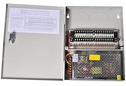 VideoSecu 18 Channel Port Output 12V DC PTC Fuse