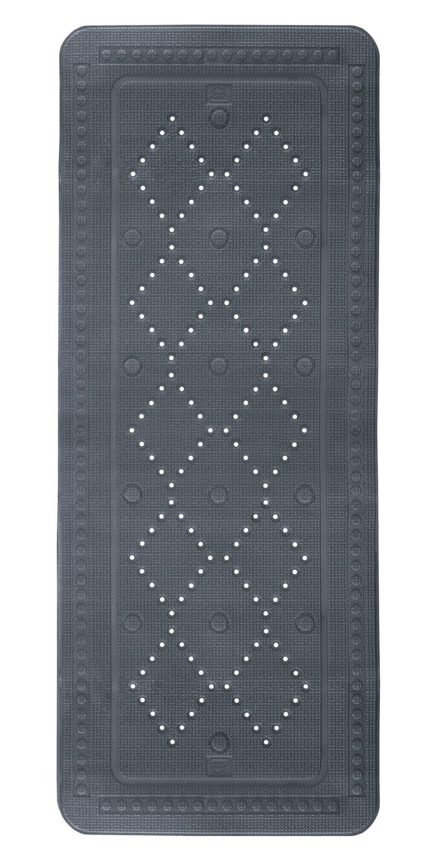 Kleine Wolke Bath mat Arosa, Anthracite, 36x92 cm