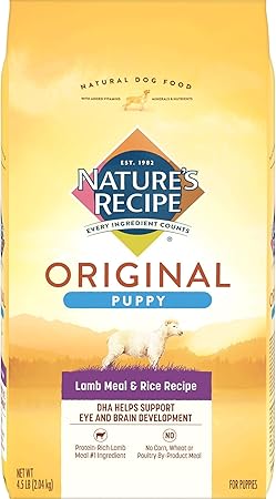 nature's recipe lamb and rice ingredients