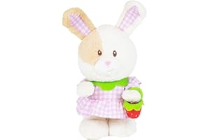 Cuddle Barn - Bouncing Buttercup Animated Easter Bunny Rabbit Interactive Stuffed Animal, Basket Stuffer for Toddlers & Kids, Dancing Singing Plush Toy 10 Inches