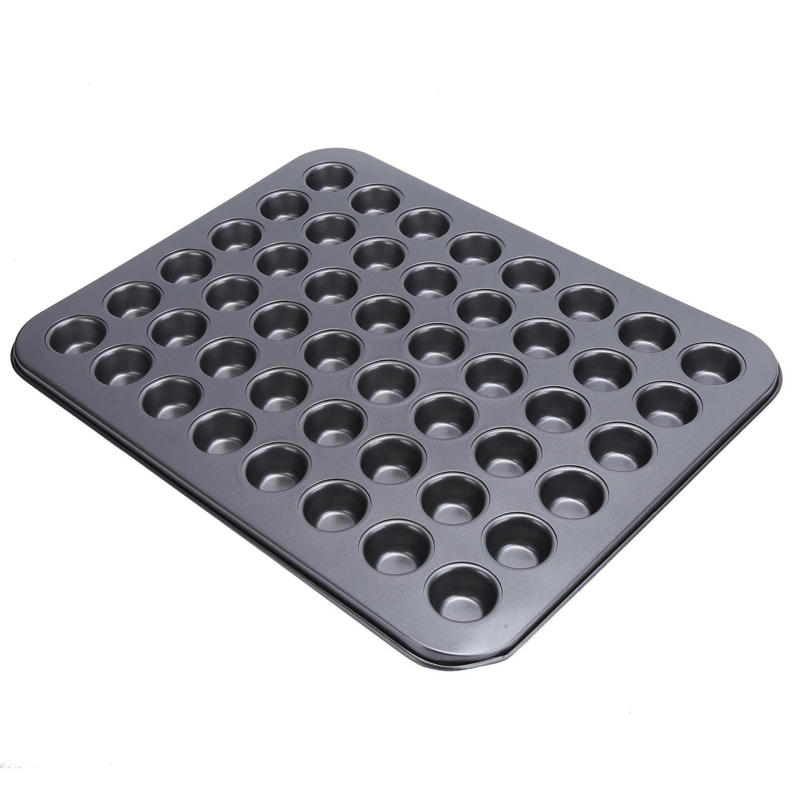 Duokon 48‑Cup Non‑Stick Baking Pan, Carbon Steel Cupcake Pan Tray Mini Round Muffin and Cupcake Pan Baking Mould Bakeware Cooking Accessory