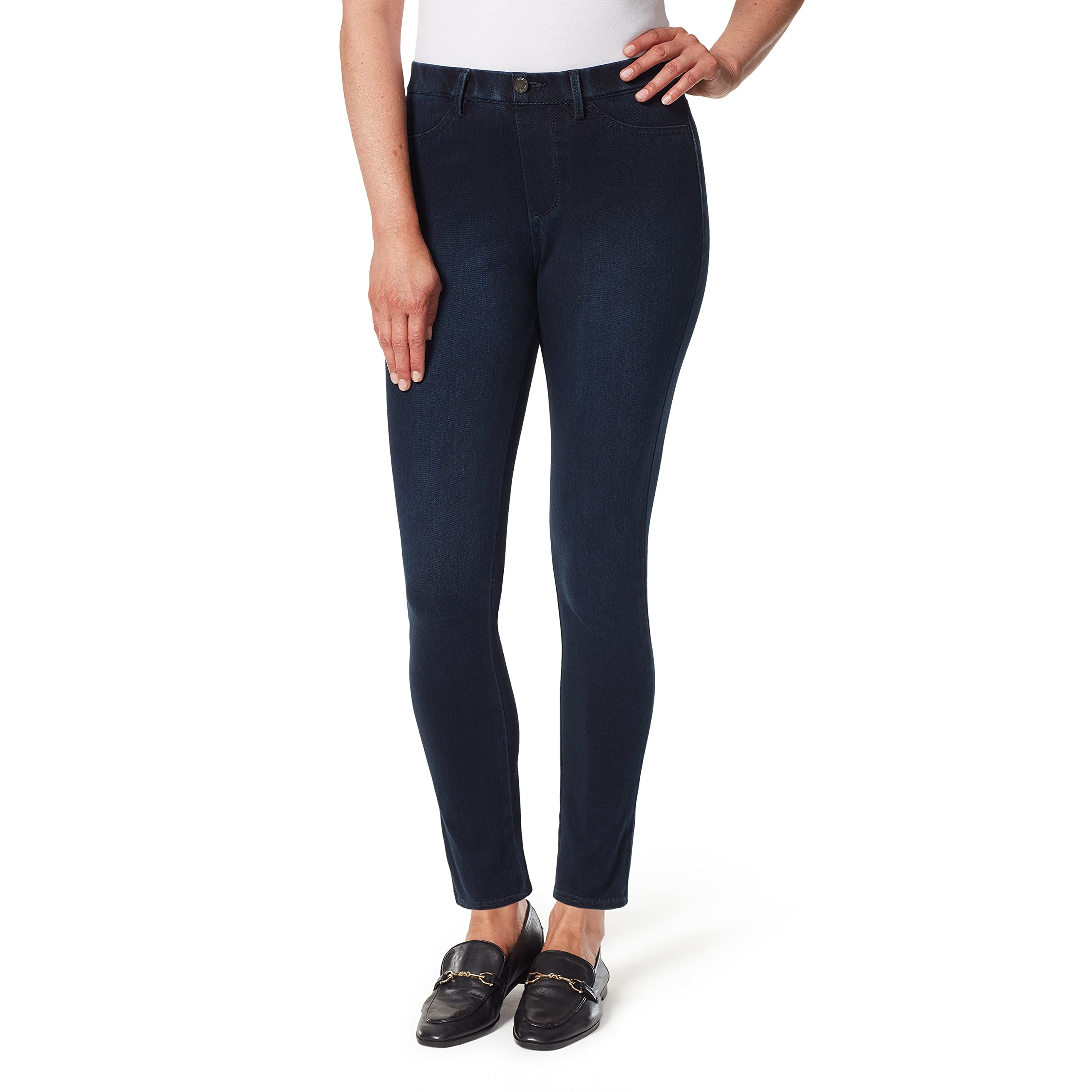 Bandolino Women’s Bella All Day Comfort Pull On Knit Denim Legging