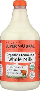 Kalona Supernatural, Milk Whole Unhomogenized Organic, 64 Fl Oz
