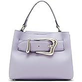 Anne Klein Womens Mini Sculpted Buckle Top Handle