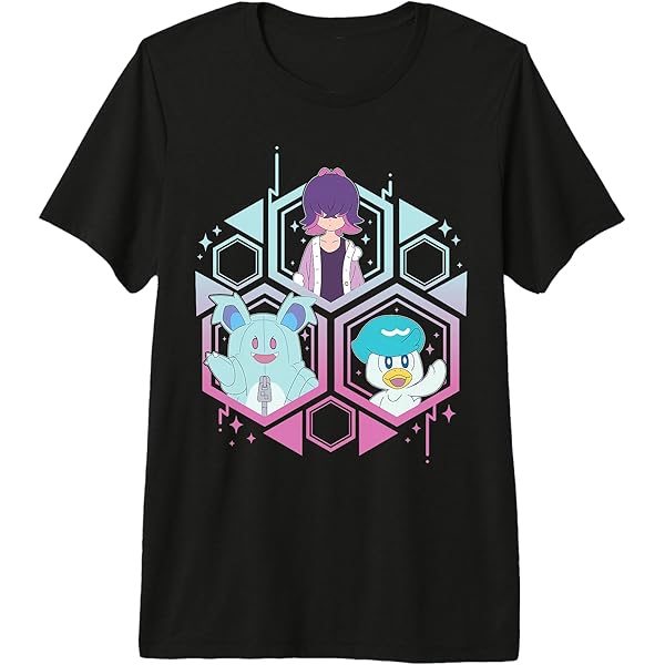 Pokémon Horizons - Nidothing Dot Quaxly - Ladies Short Sleeve