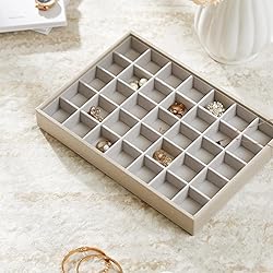 VEE&CO. Stackable Jewelry Organizer Trays for