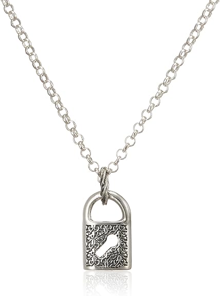 Amazon フリースタイル Free Style パドロック 南京錠 メンズシルバーネックレス Fsp956 B ネックレス 通販