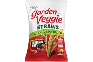 Sensible Portions Garden Veggie Straws, Screamin' Hot, 6 Oz