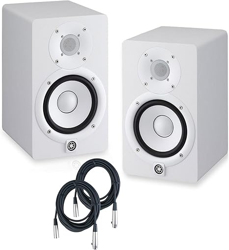 yamaha white monitors