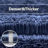Thick Non-slip Bath Mat 60x90 Navy Ultra Soft Microfiber view 3