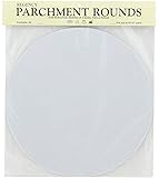 Regency Wraps RW1112 Round Parchment Paper, 12-Inch, White, Set of 24