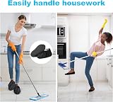 Flintronic 4 Pairs Reusable Overshoes Waterproof Non-Slip Shoe Covers view 5