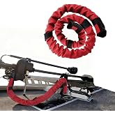 PLUSUTV 48" Trolling Motor Cable Sleeve - Wire Cover for Boat | Marine-Grade Protection, Full 48" Length, 2" Diameter Opening, Zipper Closure for Quick Access(Red)