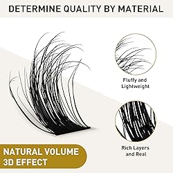 Lash Clusters B61 D Curl 8-16MIX DIY Lash
