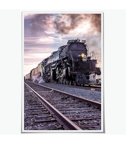 SANTA FE TRAIN Rf596 - POSTER HQ 70x100cm d'une AFFICHE VINTAGE