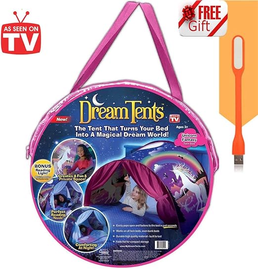 Traumzelt Bettzelt Dream Tent Traumzelt Kinderbett Drinnen Kinder Spielen Zelt Geschenke Fur Kinder Einhorn Usb Licht Amazon De Kuche Haushalt