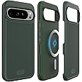 TUDIA MergeGrip [Magsafe Compatible] Designed for Google Pixel 9 Pro XL Case 2024, [Military Grade] Dual Layer Shockproof Slim Non-Slip Heavy Duty Protective Phone Cases - Pine Green