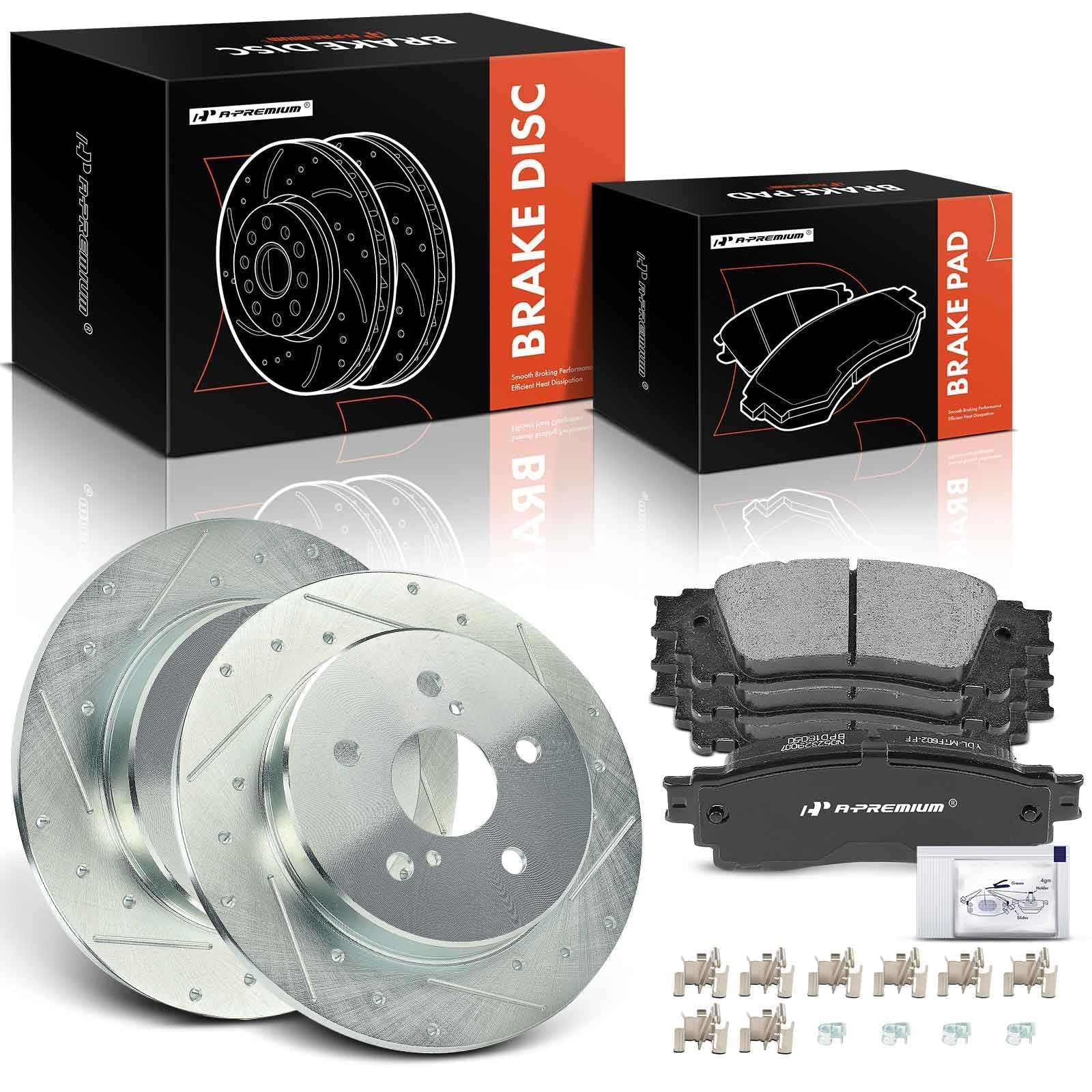 A-Premium Rear Disc Brake Rotors & Brake Pads - Foto 10