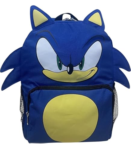 Amazon.com: Sonic The Hedgehog Plush Backpack Stuffed Animal Toy