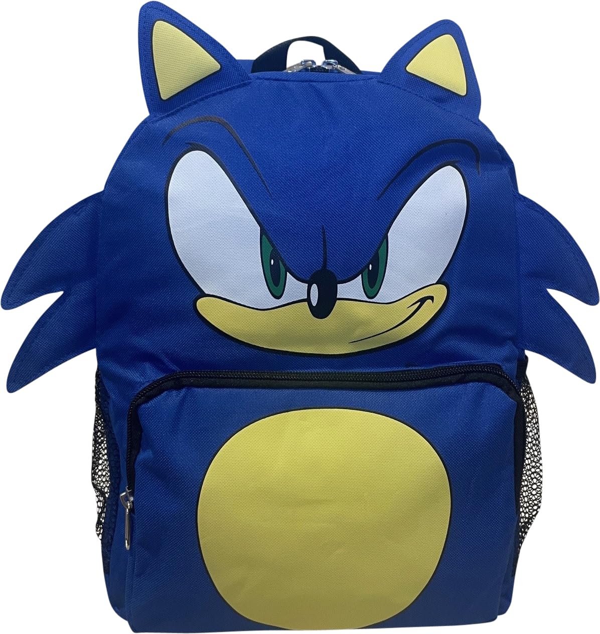 Photo 1 of Ruz Sonic The Hedgehog Big Face School Backpack With 3D Ears And Quills (Sonic 12")