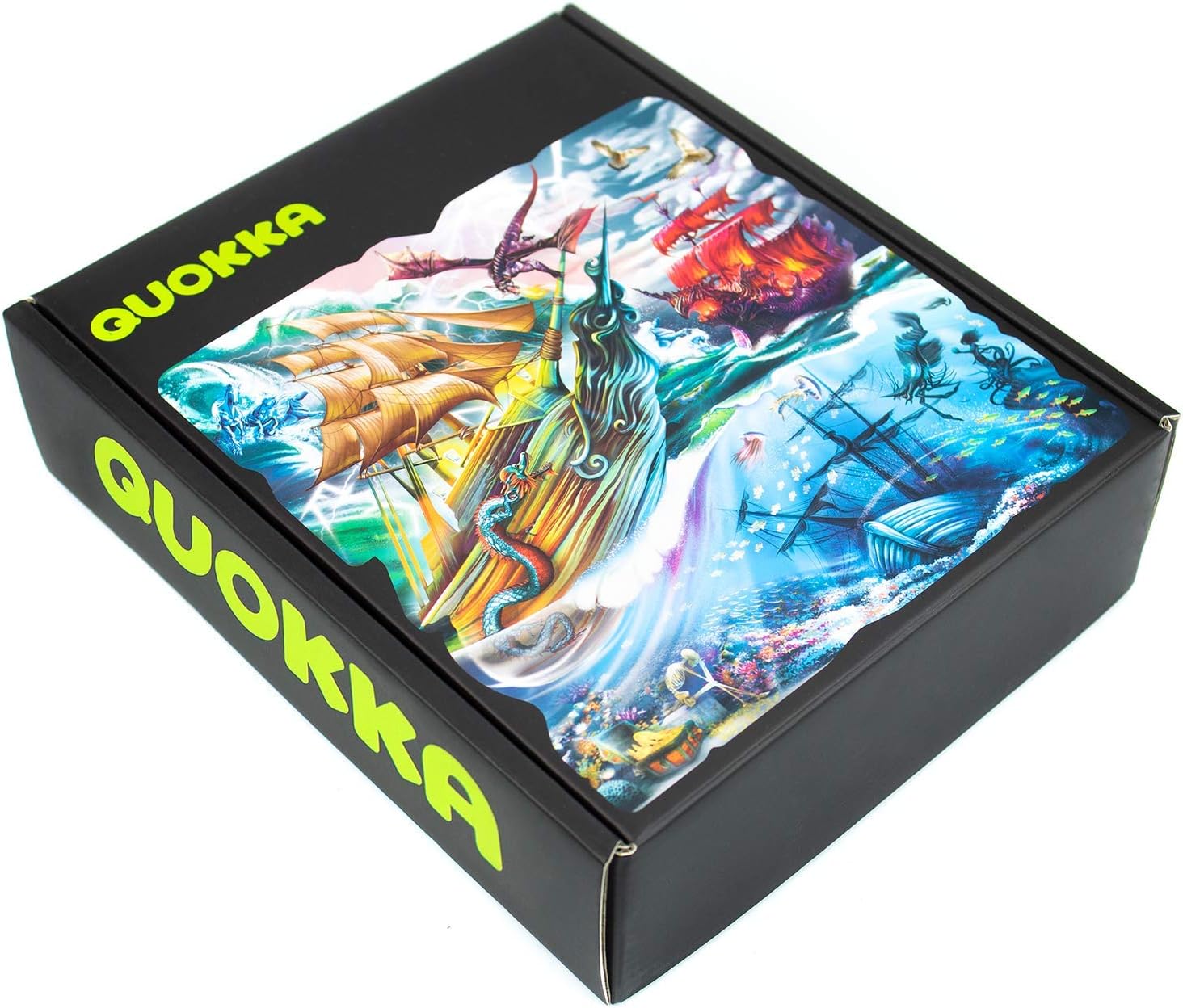 300 Piece Puzzles for Adults by Quokka, Wooden Adult Puzzle with Ship Battle, Unique Puzzles for Adults with Irregular Jigsaw Puzzles Pieces, Ship Battle Puzzles for Adults: Toys & Games
