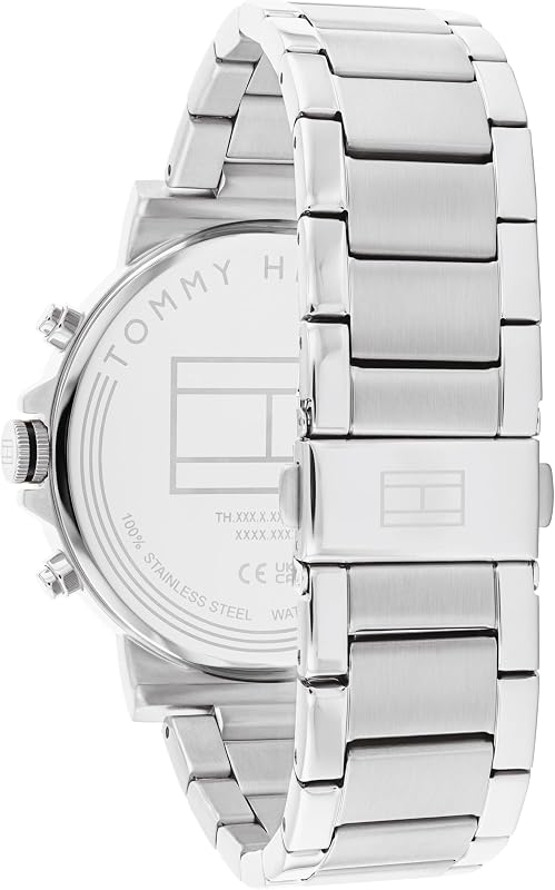 Montre Analogique Multifunction à Quartz pour Homme avec Bracelet en Acier Inoxydable argenté - 1710667 — photo 3 sur 6