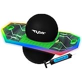 Flybar Pogo Trick Ball for Kids – Balance Bounce Board with Anti-Slip Deck – Pump Included - Indoor & Outdoor Toys for Boys and Girls Fun Way to Reduce Screen Time Supports up to 160 lbs – Ages 6+