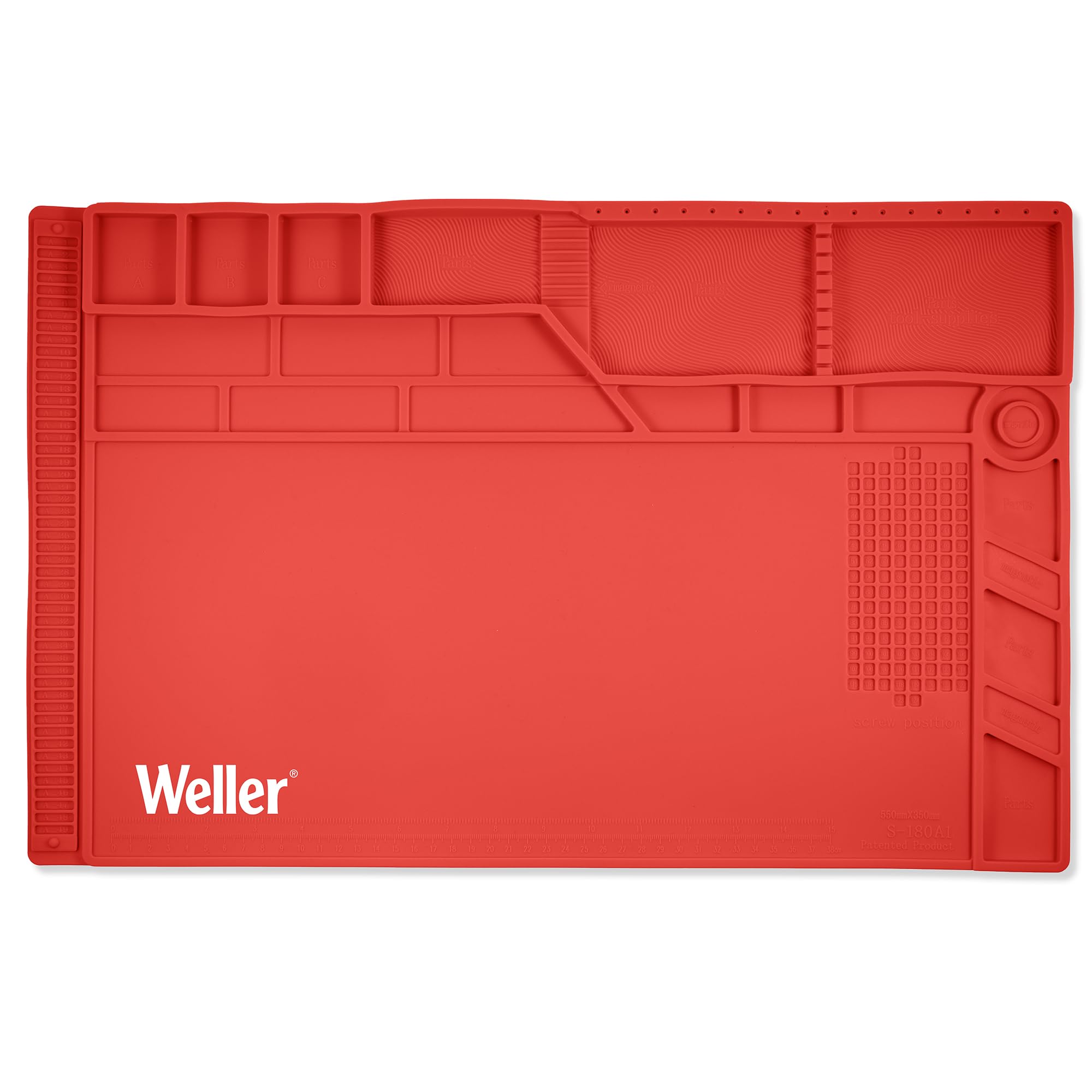 Weller WLACCWSM1-02EU Silicone Soldering Work Station Mat Size Large Red