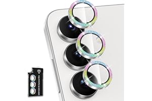 Avocase for Samsung Galaxy S25 FE Camera Lens Protector, Individual Metal Ring Tempered Glass Lens Cover, [Strong Adsorption]