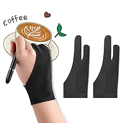 Auskang Digital Drawing Glove 2 Pack for Drawing