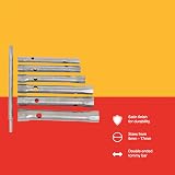 Amtech K1150 6 Piece Tubular Box Spanner Set with Tommy Bar view 3