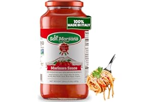 La San Marzano Marinara Sauce, 24 oz, Pasta Sauce Made in Italy, All Purpose Tomato Premium Quality, All Natural, Mediterranean Diet, Non GMO, Vegan, Gluten Free
