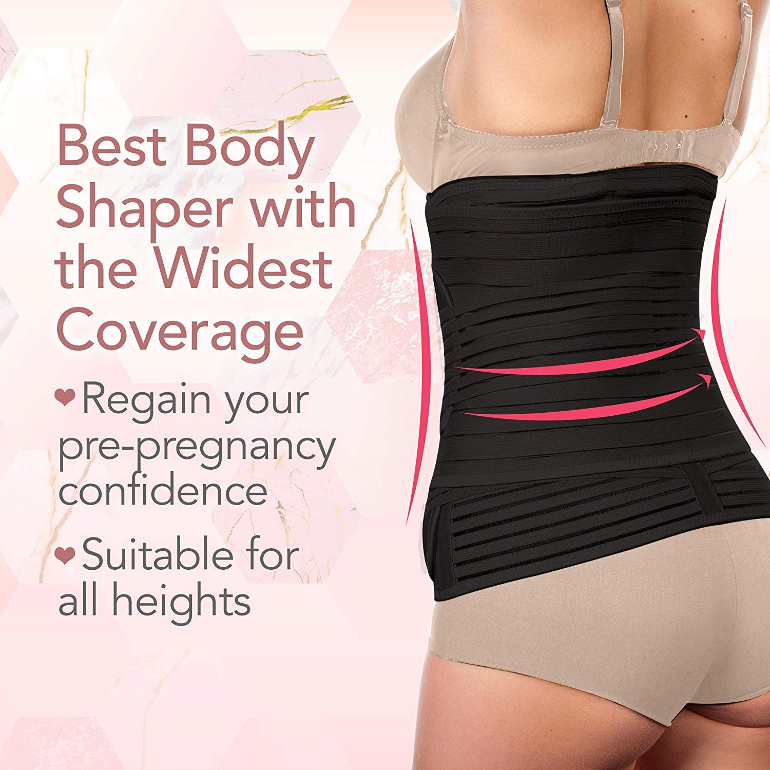 3 in 1 Postpartum Belly Support Recovery Wrap, Postpartum Belly Band, After Birth Brace, Slimming Girdles - Image 5