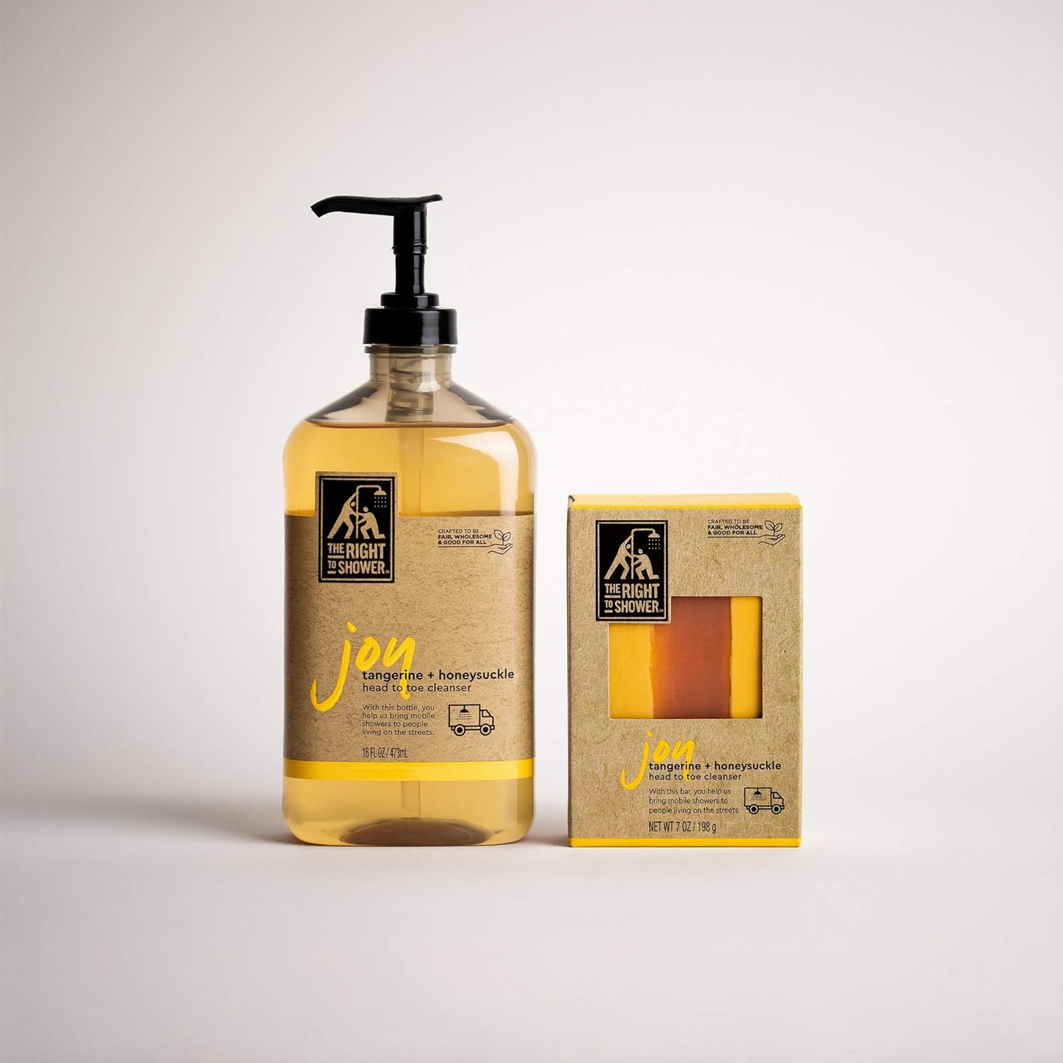 The Right To Shower Bar Soap, Joy, 7 oz, Pack of 3 : Beauty