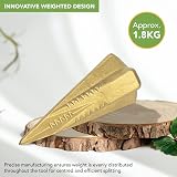 BLOSTM Manual Log Splitter Wedge 1.8 kg Heavy Duty Forged Steel view 6