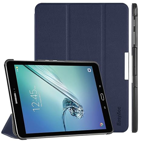 EasyAcc Hülle für Samsung Galaxy Tab S2 9.7, Smart Cover mit Standfunktion Auto Wake Up Sleep PU Leder Hüllen Kompatibel für 