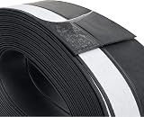 Metany Black Rubber Door Bottom Seal Strip 16.4ft Adhesive Weather Stripping view 3