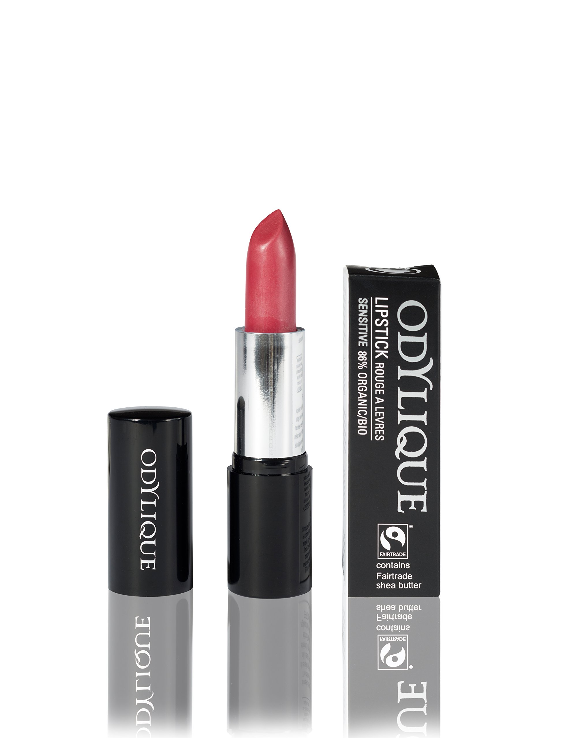 Odylique - Organic Lipstick Pink (Rose Parfait) - 100% Natural Ingredients - With Organic Plant Oils – Lipstick For Sensitive Lips — image 1