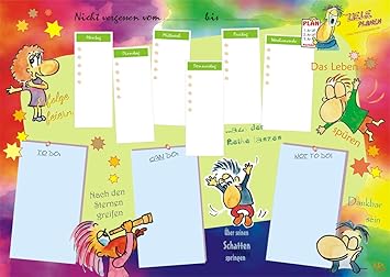 Schreibtischunterlage Papier Wochenplaner Din A2 To Do Liste Aufgabenliste Fur Ihr Zeitmanagement Amazon De Burobedarf Schreibwaren