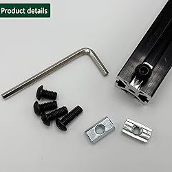 80 pcs M6 T Nut Screws Kit for 1010 1020 Aluminum