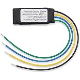 Remote Turn-on Harness Module - for Car Audio Amplifier Delay Module | Audio Built-in 1-Second Delay,0.8V Trigger Sensitivity,2A Output for Multiple Devices,Eliminates Pop Noise