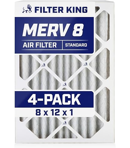 Filterbuy 12x18x1 MERV 8 Pleated Air Filters for HVAC, AC & Furnace, 90% Particle Protection, 2-Pack, Made in USA