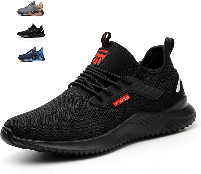 ulogu Steel Toe Shoes Women Lightweight Safety Sneakers Comfortable