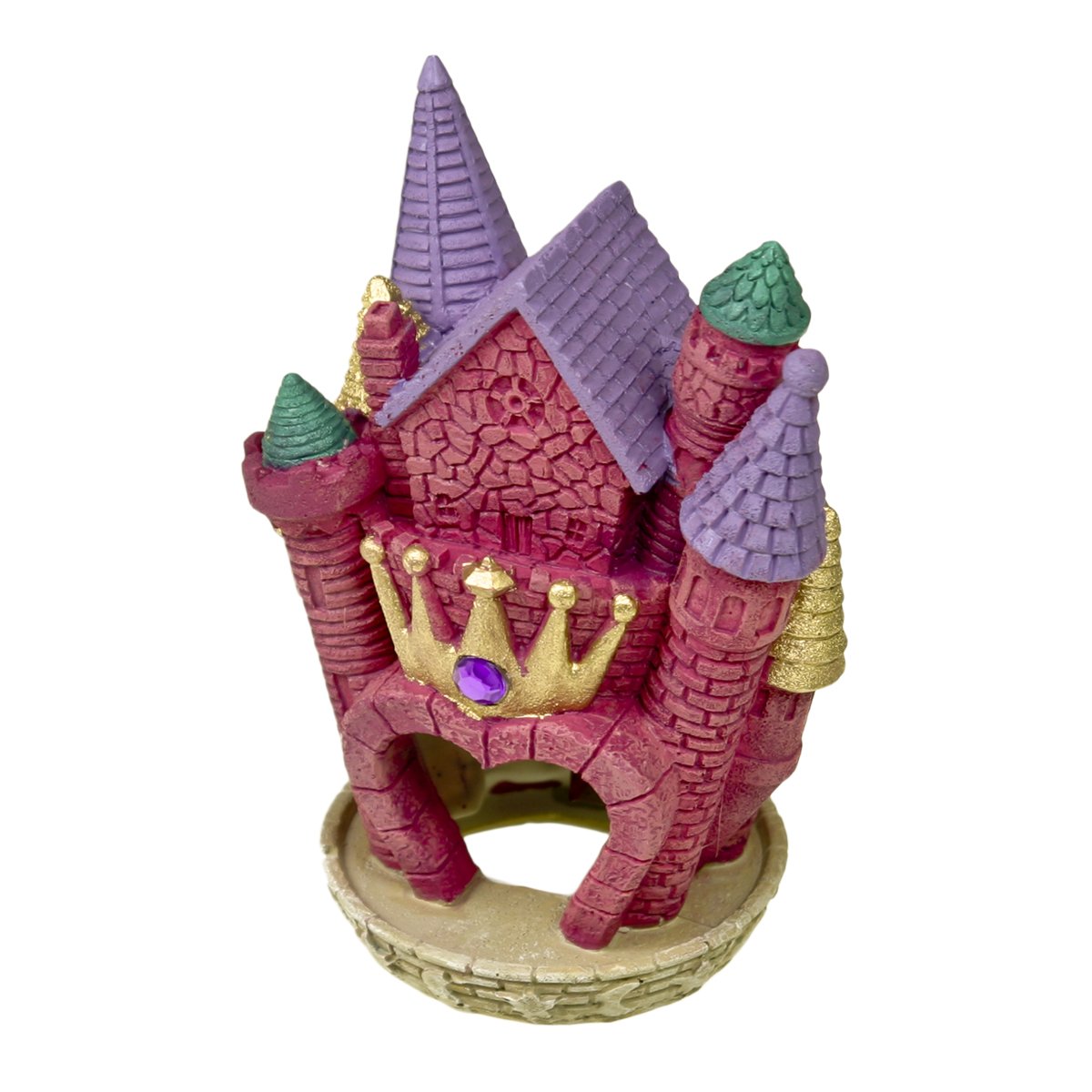 Blue Ribbon EE-144 Princess Castle Exotic Environments Aquarium Ornament 3.75" L x 2.75" W x 5" H