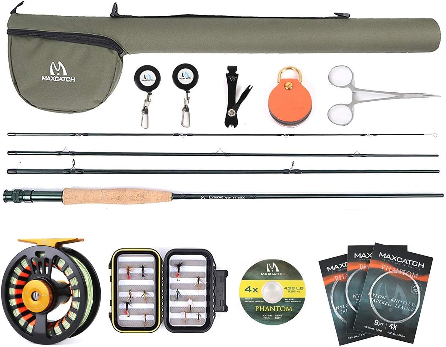 MAXIMUMCATCH Maxcatch Extreme Fly Fishing Combo Kit 5/6/7/8 Weight