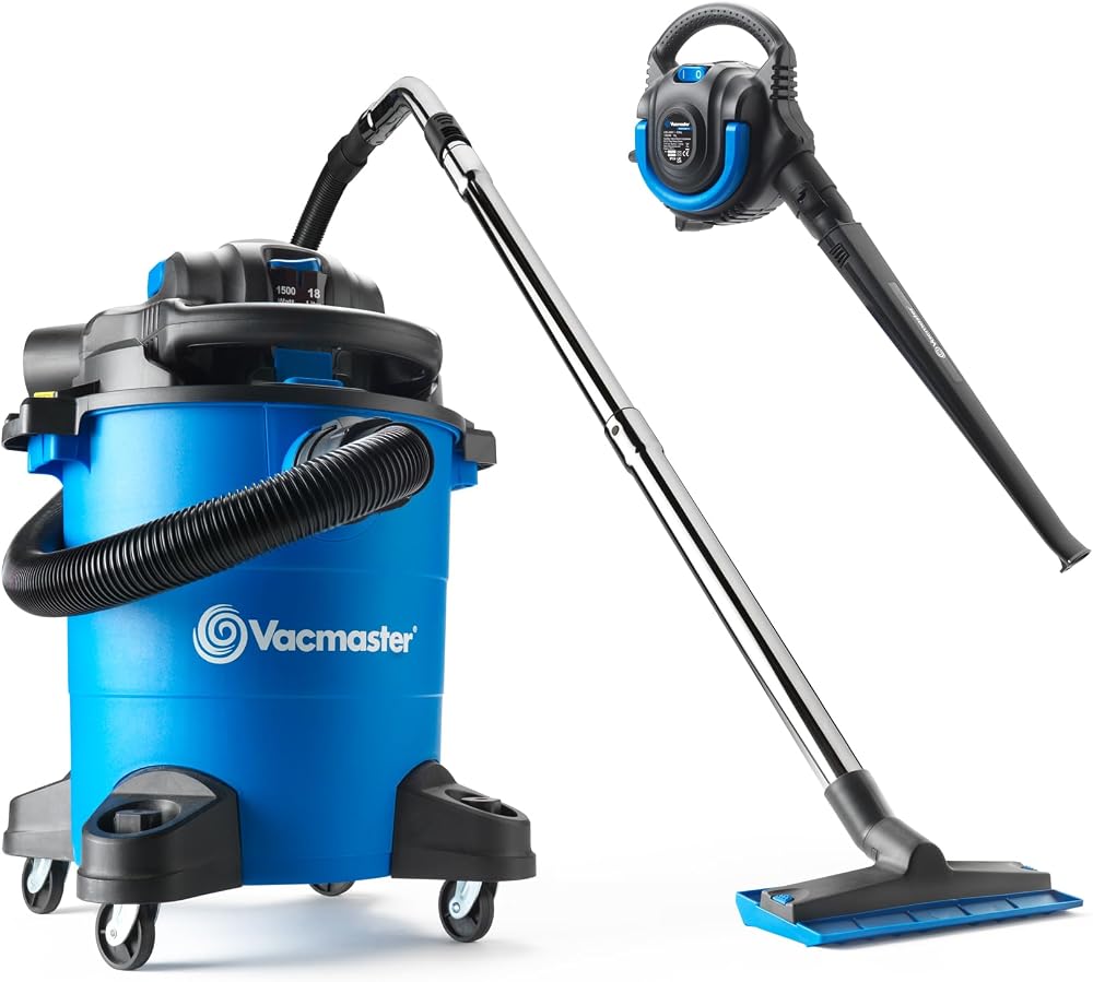 Vacmaster WD18 AG+ Garden Vacuum & Detachable Blower 1500W 18L