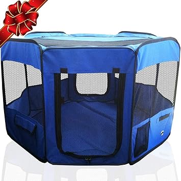 SRI Pet Animals Fabric Cage (Blue)