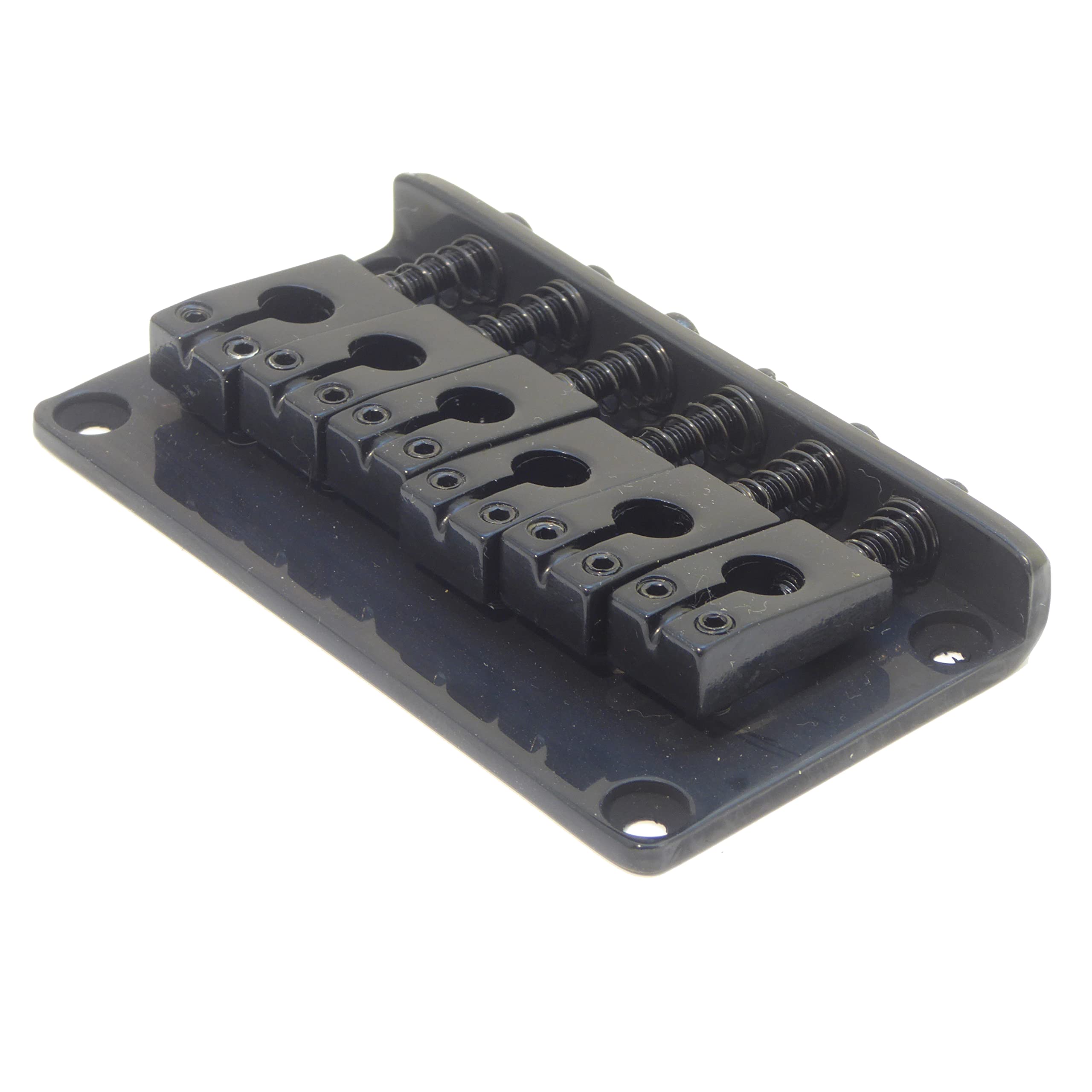 Guitar Bridge in Black through body or captive ball type