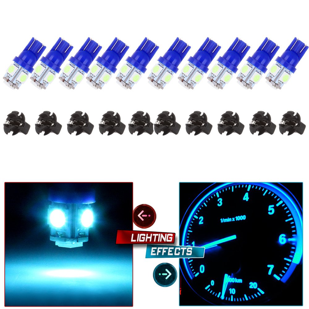 10Pack T10 55050SMD 194 168 161 2825 Instrument Panel